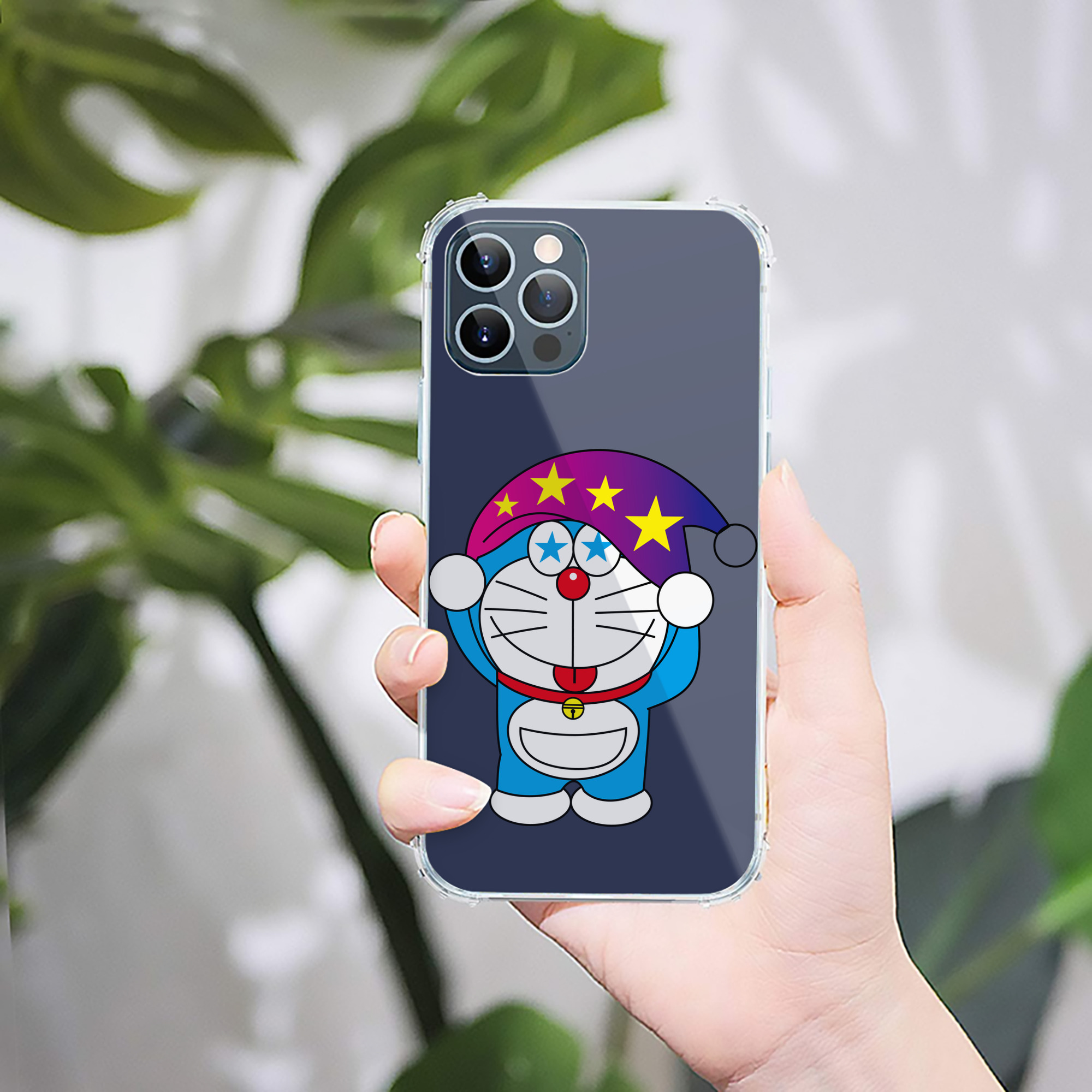 （画像用） ドラえもん Doraemon 【iPhone 12シリーズ対応】透明スマホケース（クリアソフトケース）